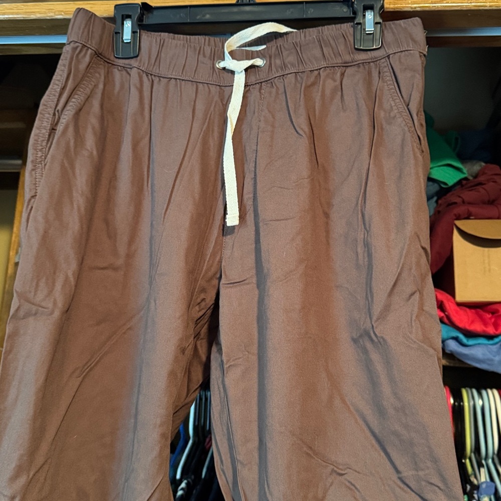 Pact Pants with White Drawstring